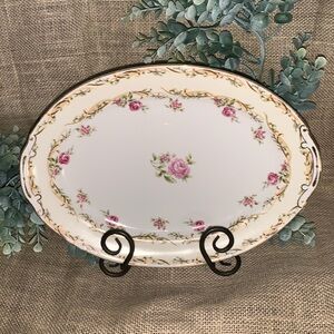BEAUTIFUL VINTAGE FINE ALADDIN CHINA!!  11" Oval Serving Platter